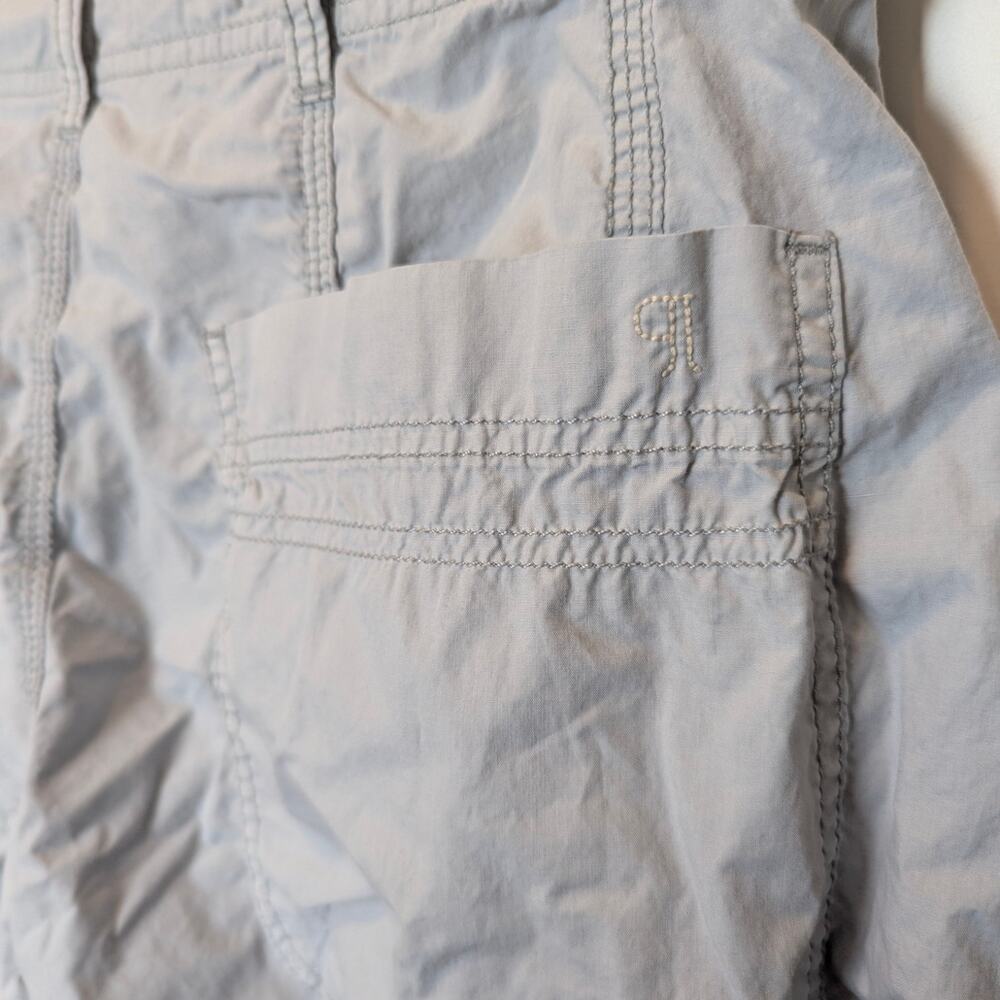 Pilcro Wide-Leg Cargo Pants in Light Gray - Picture 5 of 11